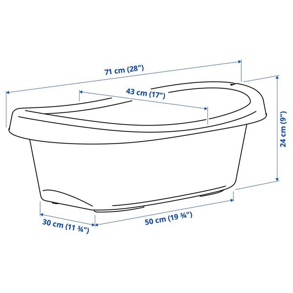 [IKEA/イケア/通販]LATTSAM レットサムベビーバス, ホワイト/ターコイズ[E](20591577) |  | 05
