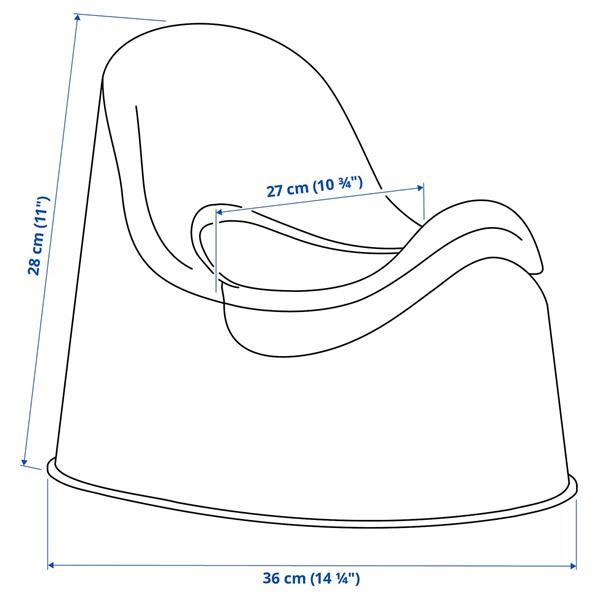 [IKEA/イケア/通販]LOCKIG ロッキグおまる, ホワイト/ターコイズ[C](20591582) |  | 03
