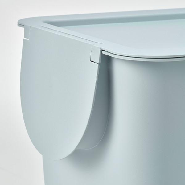 [IKEA/イケア/通販]TROSKNING トロスクニングふた付き容器, ライトグレーブルー,25 l[CD](20592256) |  | 08