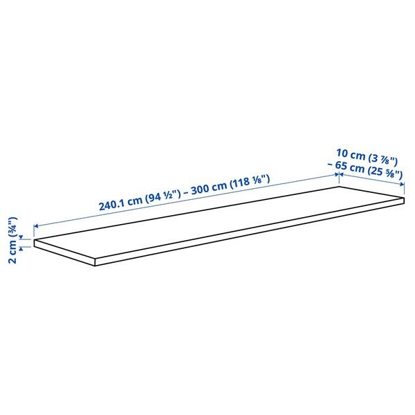 [IKEA/イケア/通販]KASKER カスケルカスタムメイドワークトップ, ホワイト/石英,240.1-300x10-65 cm[I](20593864) |  | 04