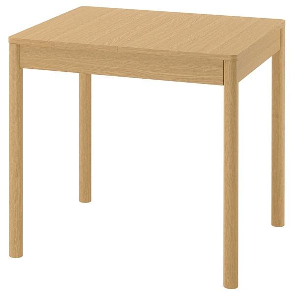 [IKEA/イケア/通販]TONSTAD トンスタード伸長式テーブル, オーク材突き板,80/120x70 cm[DD](20594057) | 