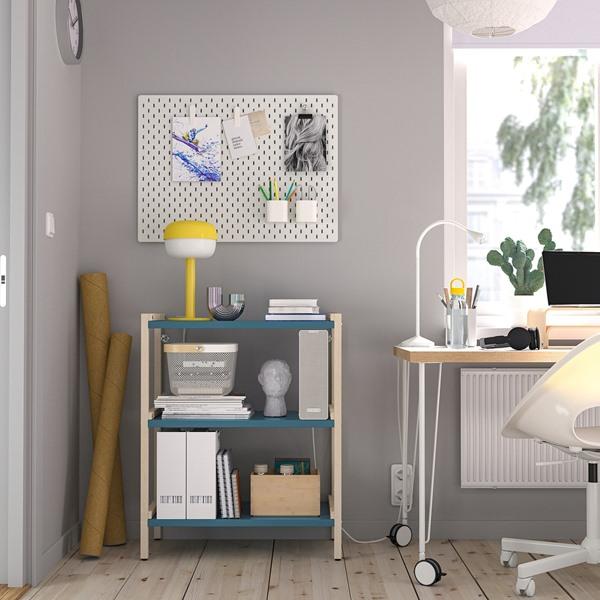 [IKEA/イケア/通販]EKENABBEN エーケナッベンオープンシェルフユニット, アスペン/ブルー,70x34x86 cm[DE](20596396) |  | 01