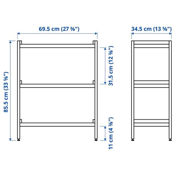 [IKEA/イケア/通販]EKENABBEN エーケナッベンオープンシェルフユニット, アスペン/ブルー,70x34x86 cm[DE](20596396) |  | 03