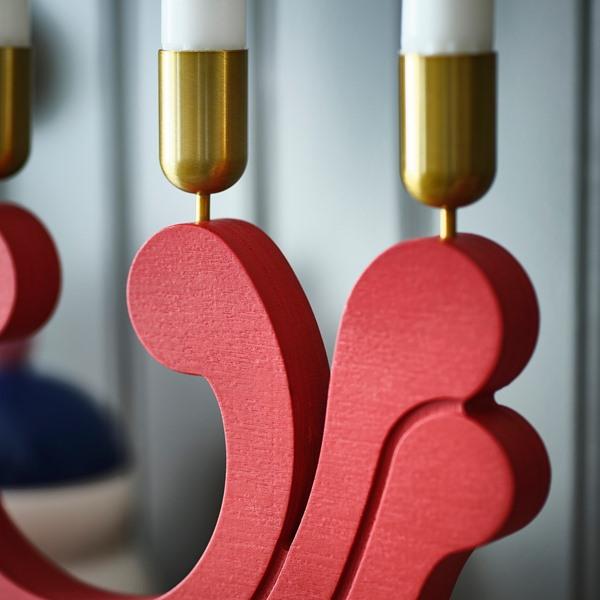 [IKEA/イケア/通販]VINTERFINT ヴィンテルフィントキャンドルホルダー, キャンドル4本用 レッド,29 cm[B](20603858) |  | 02