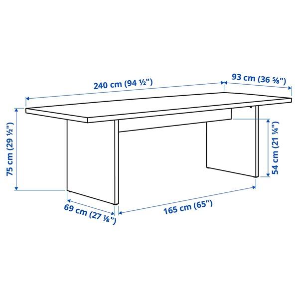 [IKEA/イケア/通販]BERGSHYTTAN ベリシタンテーブル, ダークブラウン アッシュ材突き板,240x93 cm[FL](20608243) |  | 05