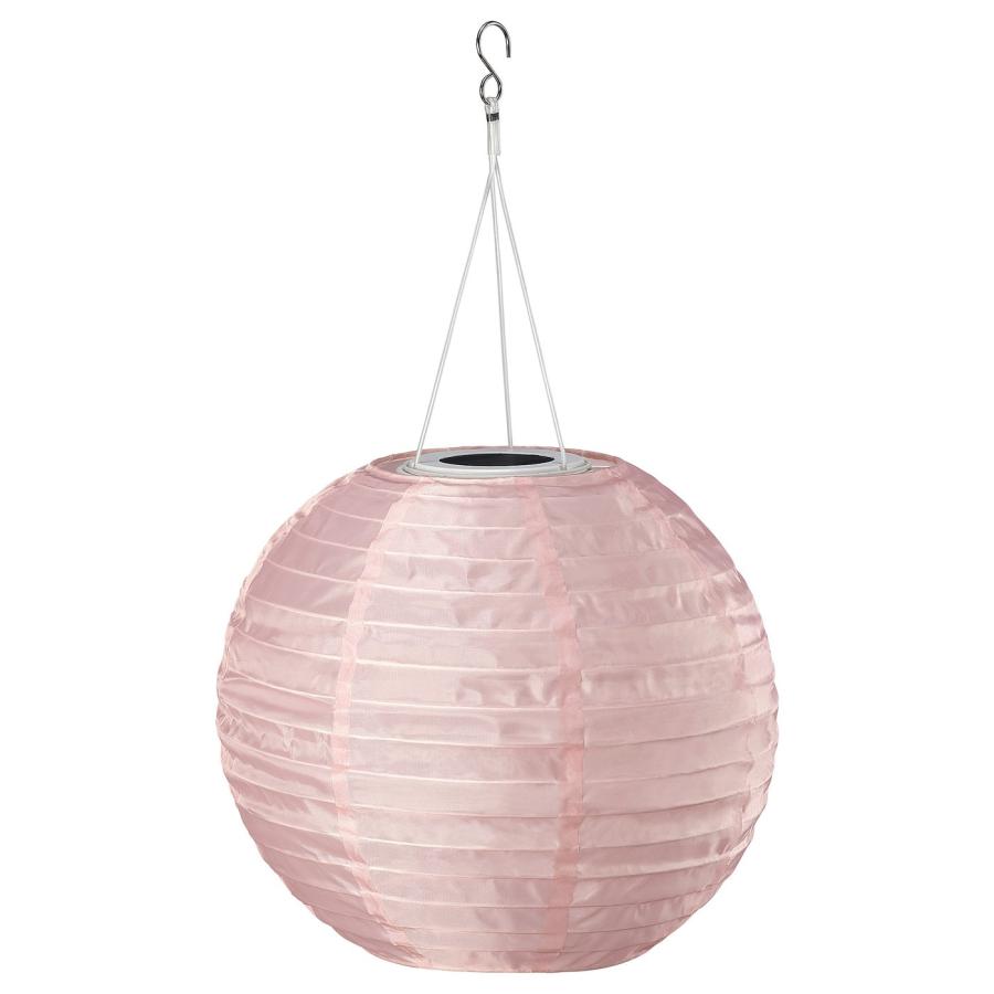 [IKEA/イケア/通販]SOLVINDEN ソルヴィンデン LED太陽電池式ペンダントランプ, 屋外用 球形/ピンク, 30 cm[B](20614705) | 