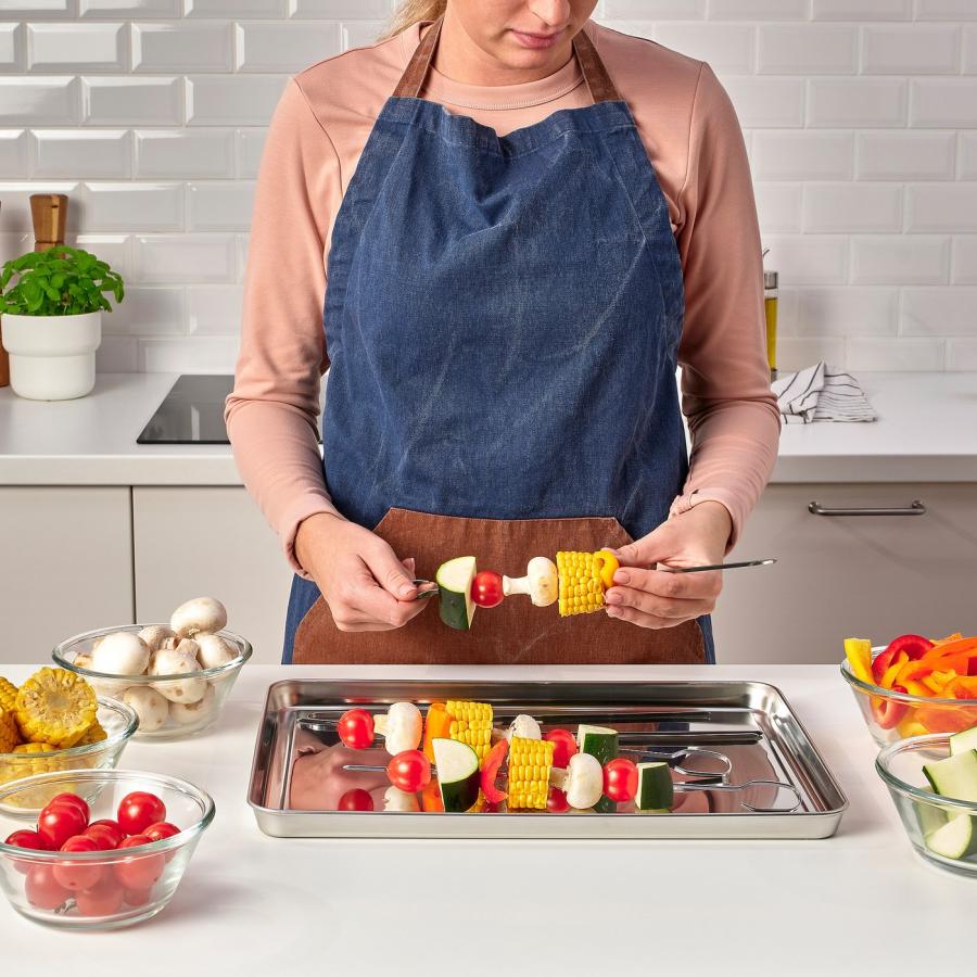 [IKEA/イケア/通販]GRILLTIDER グリルティデル サービングトレイ, ステンレススチール, 40x30 cm[B](20615154) |  | 02