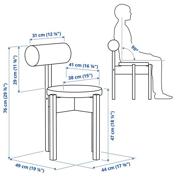 [IKEA/イケア/通販]IKEA PS 2026 チェア, ブライトブルー/クネーベック ブライトブルー[E](20617964) |  | 02