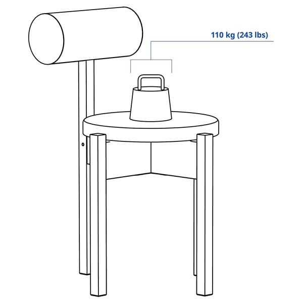 [IKEA/イケア/通販]IKEA PS 2026 チェア, ブライトブルー/クネーベック ブライトブルー[E](20617964) |  | 05