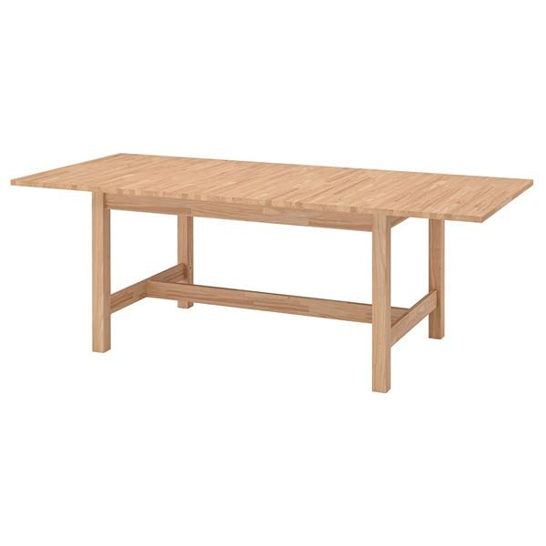 [IKEA/イケア/通販]KARSKAR カールシェール伸長式テーブル, ゴムノキ,160/220x90 cm[4](20617983) | 