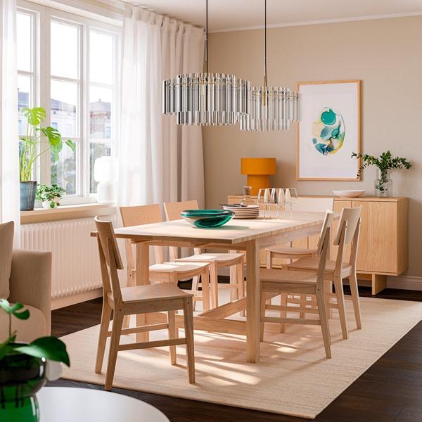 [IKEA/イケア/通販]KARSKAR カールシェール伸長式テーブル, ゴムノキ,160/220x90 cm[4](20617983) |  | 02