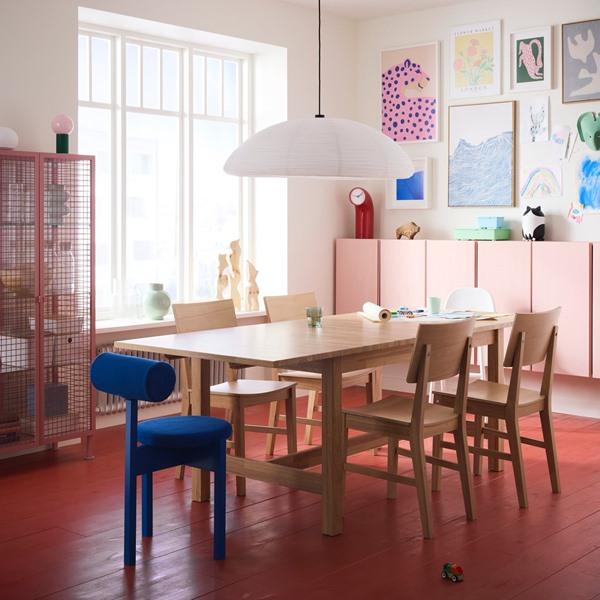 [IKEA/イケア/通販]KARSKAR カールシェール伸長式テーブル, ゴムノキ,160/220x90 cm[4](20617983) |  | 05