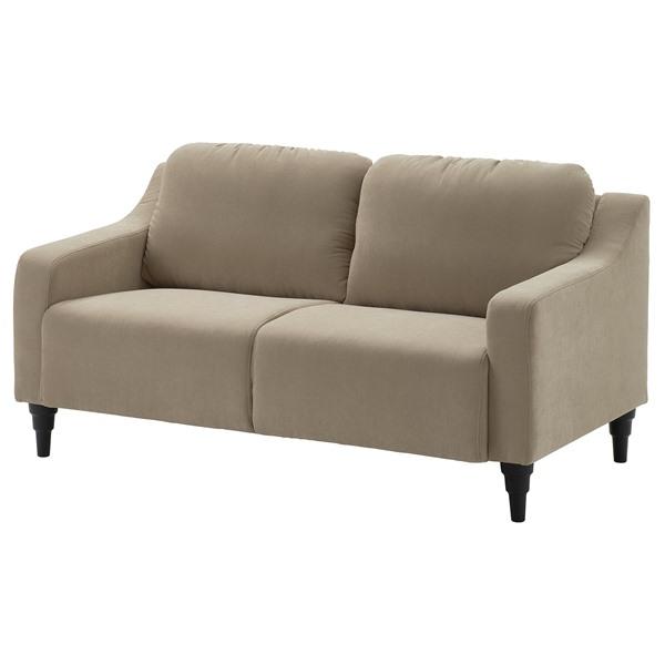 [IKEA/イケア/通販]GULLVALLA グルヴァラ 2人掛けソファ, シルケリード ダークグレーベージュ[L](20618505) | 