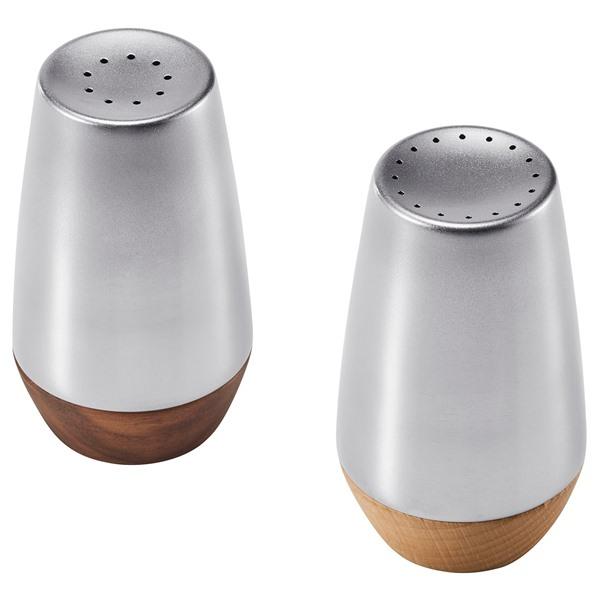 [IKEA/イケア/通販]AFTONHAJ アフトンハイ塩コショウ入れ2点セット, ステンレススチール ビーチ/ウォ……[A](20623743) |  | 01