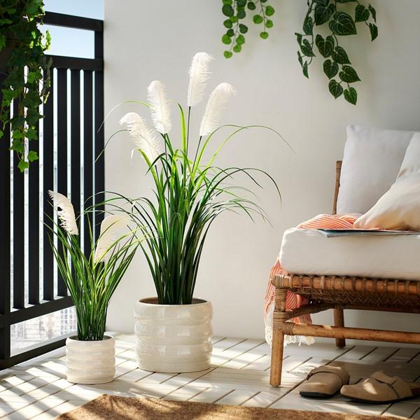 [IKEA/イケア/通販]FEJKA フェイカ人工観葉植物, 室内/屋外用/グラス,17 cm[E](20626398) |  | 01