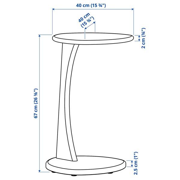[IKEA/イケア/通販]UGGLERUM ウグレルムサイドテーブル, ブラウン,46x40 cm[E](20627982) |  | 03