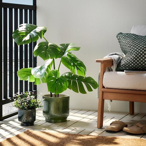 [IKEA/イケア/通販]HONUNGSPALM ホヌングスパルム鉢カバー, 室内/屋外用/グリーン,19 cm[B](20641346) |  | 02