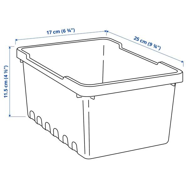[IKEA/イケア/通販]UPPSNOFSAD ウップスノフサド 収納ボックス, 透明ホワイト, 25x17x12 cm/3.5 l[A](20644284) |  | 02