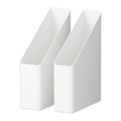 IKEA/イケア PLUGGIS マガジンファイル2個セット, ホワイト | 