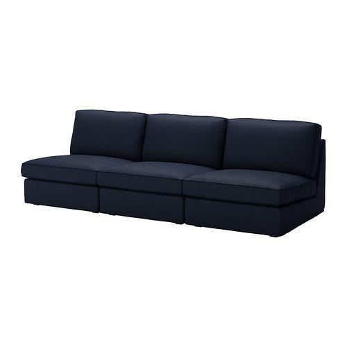 IKEA/イケア KIVIK 3人掛けソファコンビネーション, オッルスタ ダークブルー | 