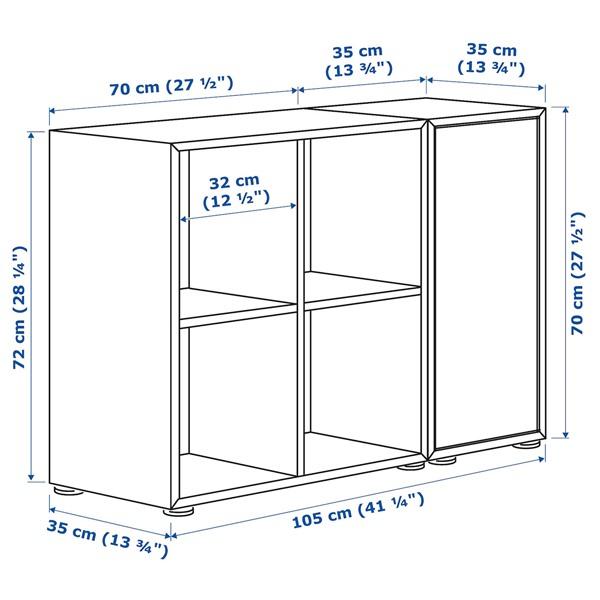 [IKEA/イケア/通販]EKET エーケト キャビネットコンビネーション 足付き, ホワイト, 105x35x72 cm[4](29189204) |  | 03