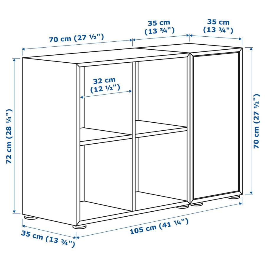 [IKEA/イケア/通販]EKET エーケト キャビネットコンビネーション 足付き, ホワイト, 105x35x72 cm[4](29189204) |  | 05
