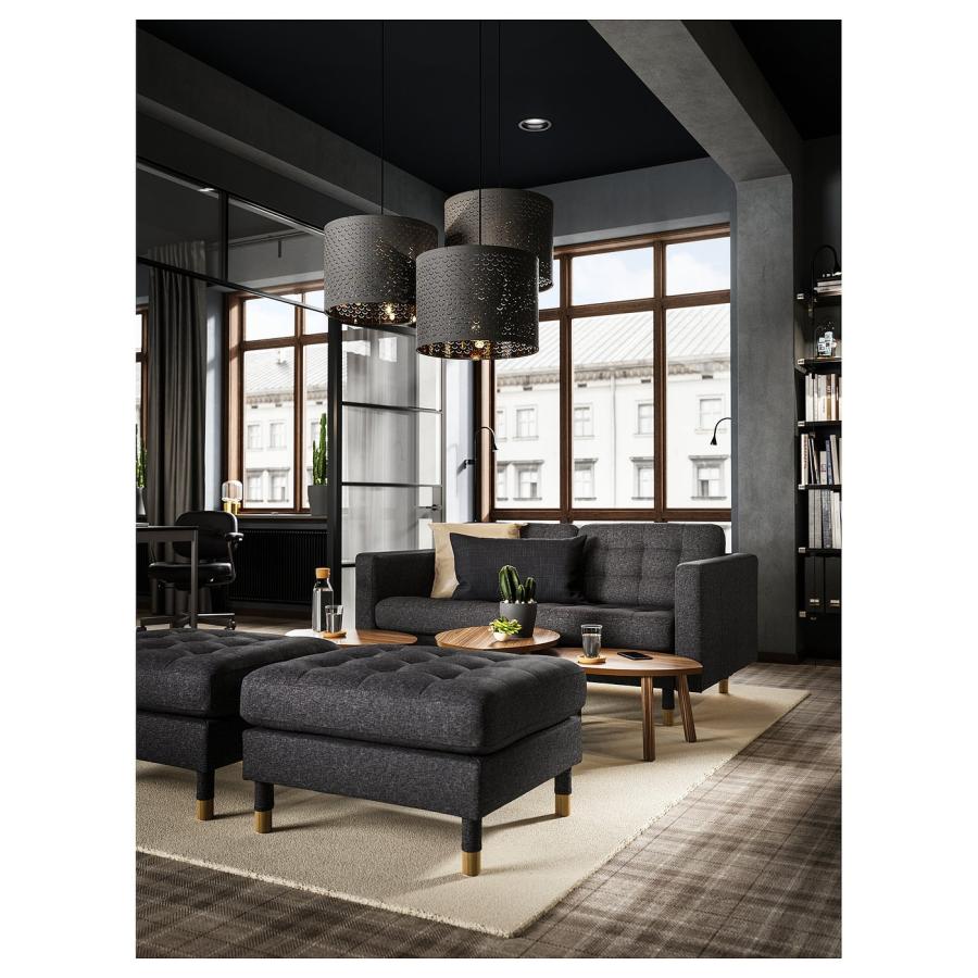 [IKEA/イケア/通販]LANDSKRONA ランズクローナ 2人掛けソファ, グンナレド ダークグレー/ウッド[GA](29270280) |  | 03