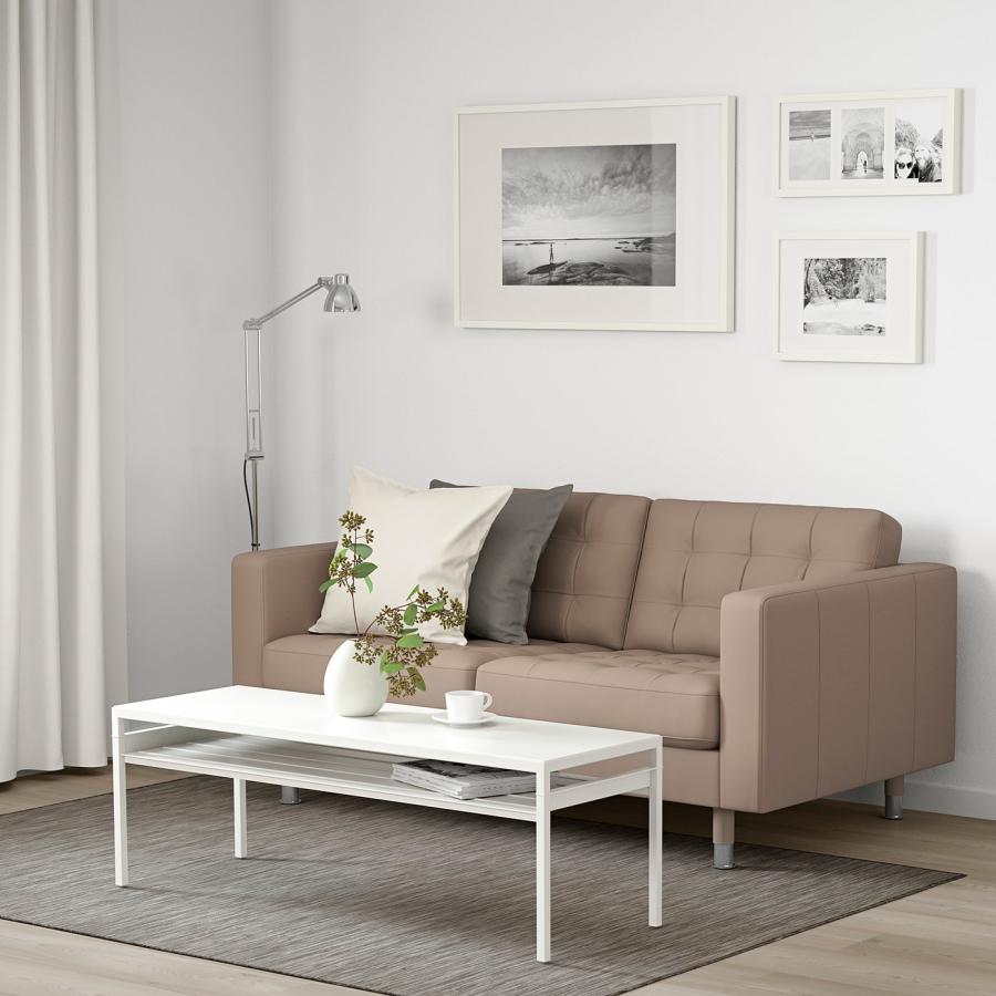[IKEA/イケア/通販]LANDSKRONA ランズクローナ 2人掛けソファ, グラン/ボームスタード ダークベージュ/メタル[GA](29275758) |  | 01