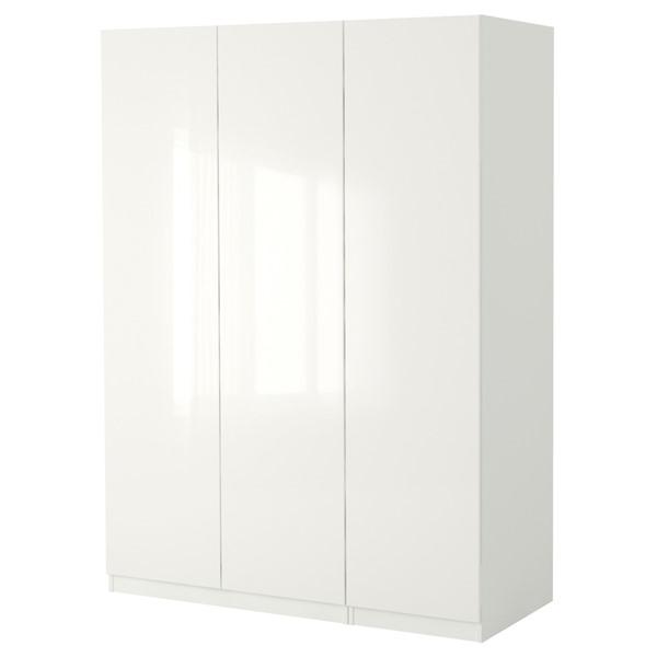 [IKEA/イケア/通販]PAX パックス / FARDAL ファルダルワードローブ, ホワイト/ハイグロス/ホワイト,150x60x201 cm[13](29303501) |  | 01