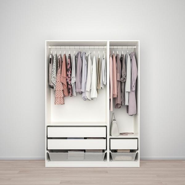 [IKEA/イケア/通販]PAX パックス / FARDAL ファルダルワードローブ, ホワイト/ハイグロス/ホワイト,150x60x201 cm[13](29303501) |  | 02