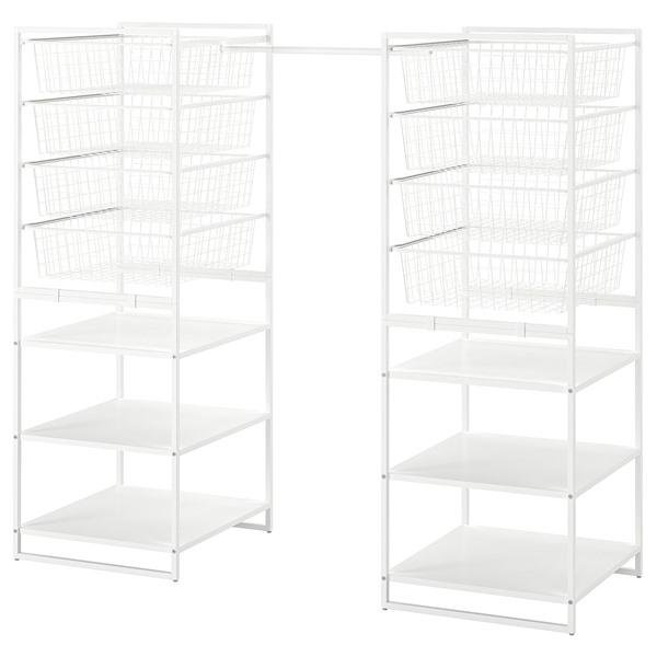 [IKEA/イケア/通販]JONAXEL ヨナクセルワードローブコンビネーション, ホワイト,142-178x51x139 cm[4](29317555) | 