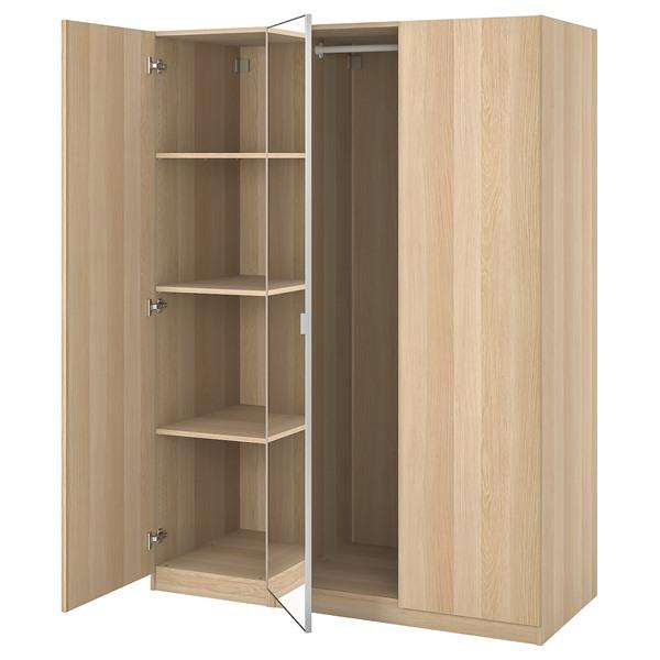 【IKEA/イケア/通販】PAX パックス / FORSAND/AHEIM フォルサンド/オーヘイム ワードローブコンビネーション, ホワイトステイン…[12](29336182) | 