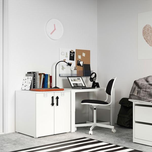 【IKEA/イケア/通販】SMASTAD スモースタード / PLATSA プラッツァ キャビネット, ホワイト ホワイト/シェルフ1枚付き,…[9](29389585) |  | 01