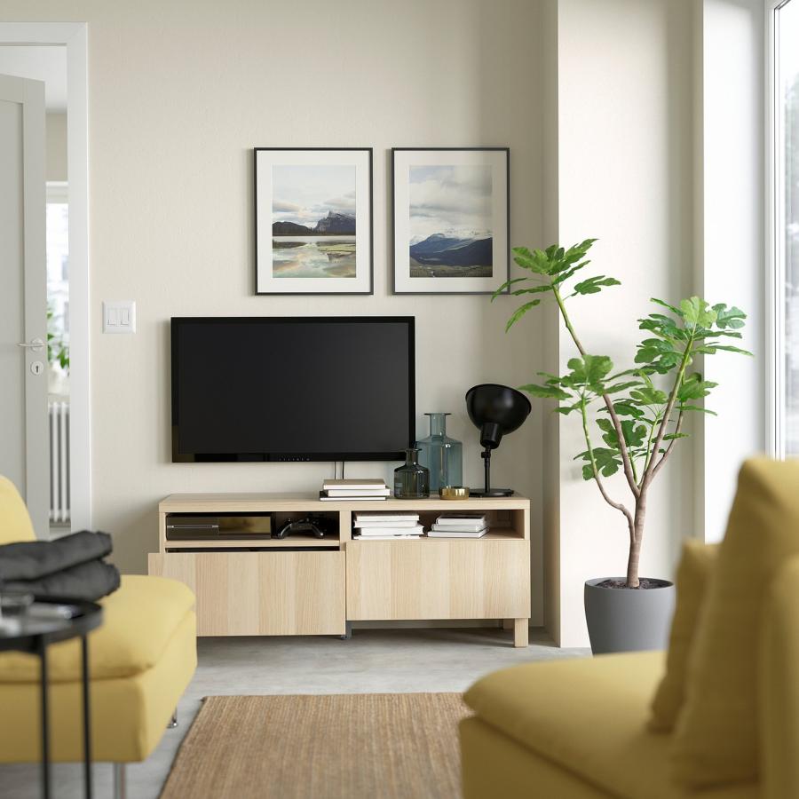 IKEA/イケア/通販]BESTA ベストー テレビ台 引き出し付き, ホワイト