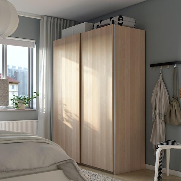 [IKEA/イケア/通販]PAX パックス / HASVIK ハスヴィークワードローブ, ホワイトステインオーク調/ホワ……[8](29435969) |  | 02