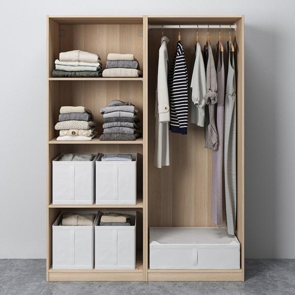 [IKEA/イケア/通販]PAX パックス / HASVIK ハスヴィークワードローブ, ホワイトステインオーク調/ホワ……[8](29435969) |  | 04