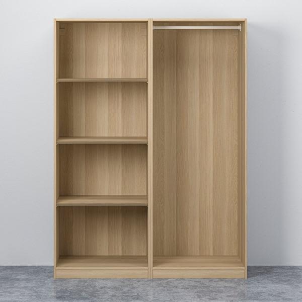 [IKEA/イケア/通販]PAX パックス / HASVIK ハスヴィークワードローブ, ホワイトステインオーク調/ホワ……[8](29435969) |  | 05
