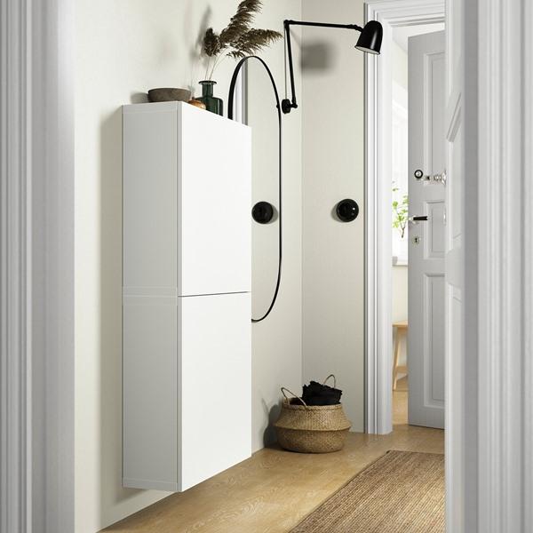 [IKEA/イケア/通販]BESTA ベストー 壁取り付け式キャビネットコンビネーション, ホワイト/ラップヴィーケン ホワイト, 60x22x64 cm[5](29441574) |  | 04