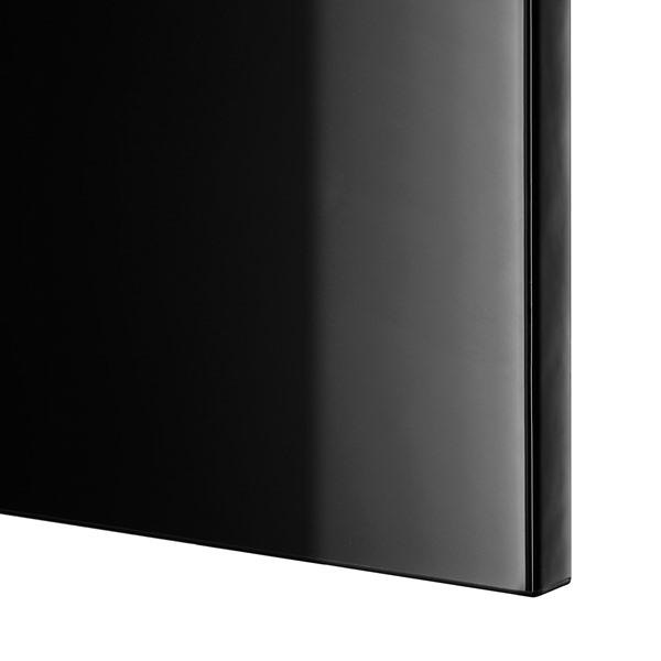 [IKEA/イケア/通販]BESTA ベストー壁取り付け式キャビネットコンビネーション, ハイグロス/ブラック/セルスヴィーケン,60x42x64 cm[5](29441852) |  | 01