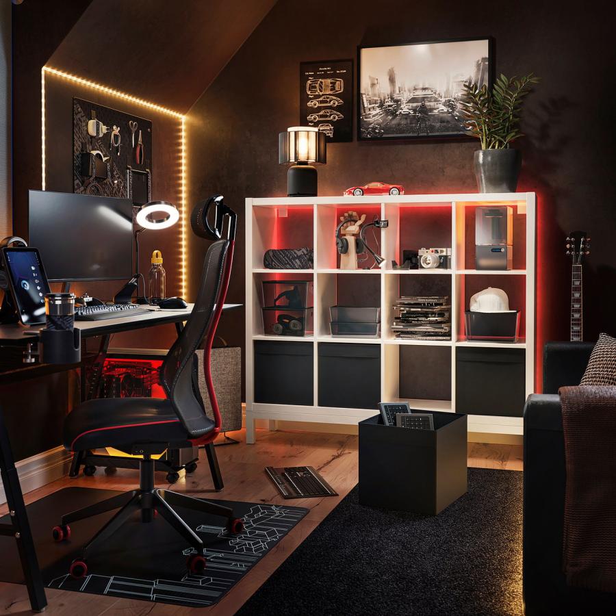 [IKEA/イケア/通販]KALLAX カラックス シェルフユニット 下部フレーム付き, ホワイト/ホワイト, 147x129 cm[3](29475818) |  | 04