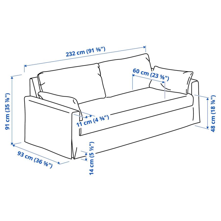 [IKEA/イケア/通販]HYLTARP ヒルタルプ 3人掛けソファ, ハーラルプ ホワイト[3](29489641) |  | 08