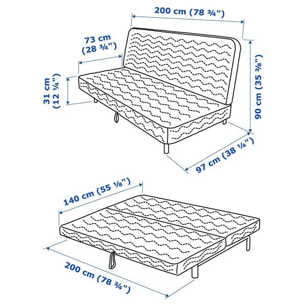 [IKEA/イケア/通販]NYHAMN ニーハムン3人掛けソファベッド, ポケットスプリングマットレス/スカルト……[3](29494614) |  | 06