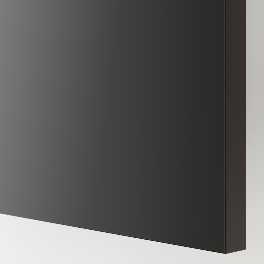 [IKEA/イケア/通販]METOD メトード ベースキャビネット 棚板付き, ホワイト/ニッケボー マットチャコール, 30x41x80 cm[4](29497617)の画像