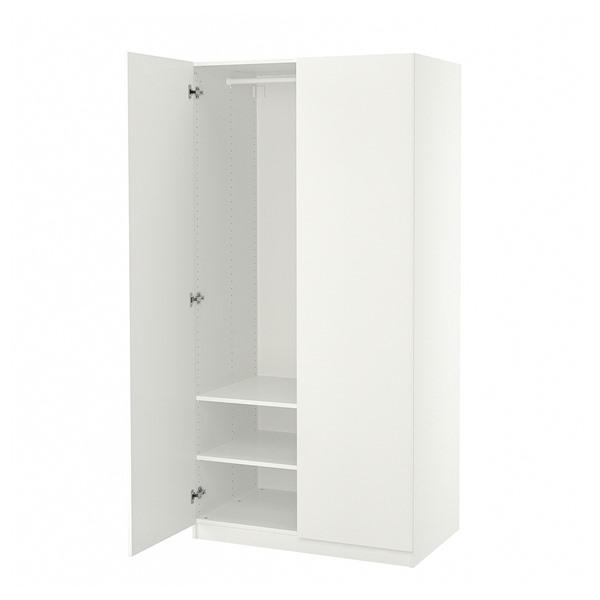 【IKEA/イケア/通販】PAX パックス / FORSAND フォルサンド ワードローブ, ホワイト,…[8](29500653) | 
