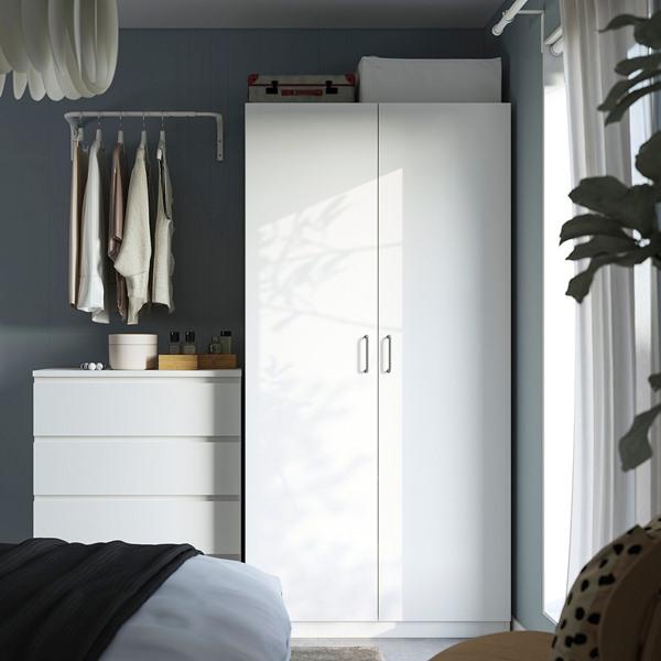 [IKEA/イケア/通販]PAX パックス / FORSAND フォルサンドワードローブ, ホワイト/ホワイト,100x60x201 cm[5](29500653) |  | 01