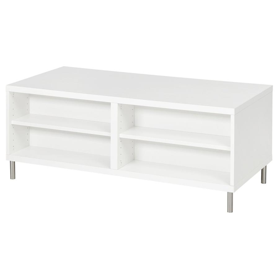 [IKEA/イケア/通販]BESTA ベストー コーヒーテーブル引き出し付き, ホワイト/セルスヴィーケン/オサルプ ハイグロス/ホワイト, 120x58 cm[15](29509658) |  | 01