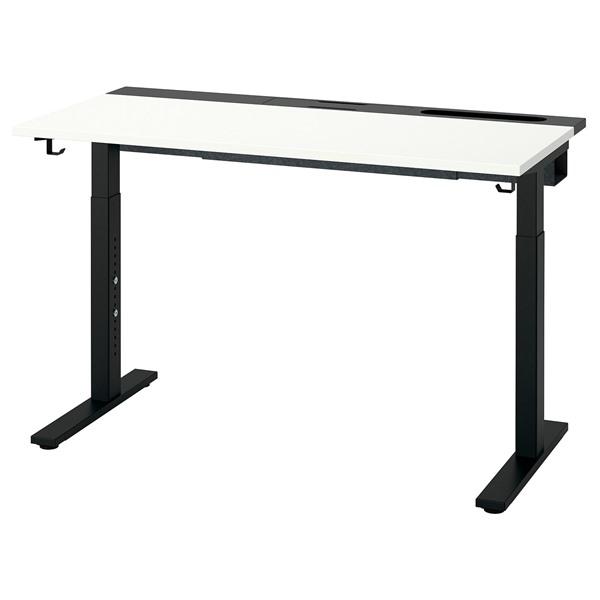 [IKEA/イケア/通販]MITTZON ミッツォーンデスク, ホワイト/ブラック,120x60 cm[3](29525842) | 