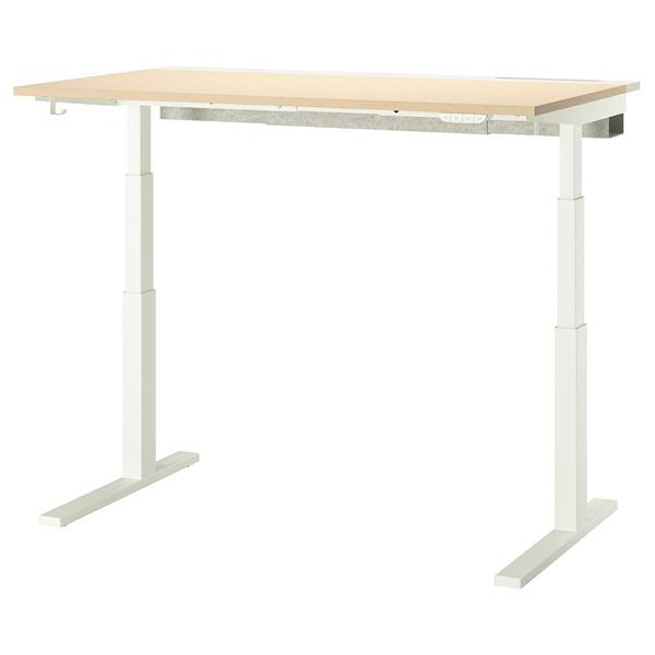 IKEA/イケア/通販]MITTZON ミッツォーンデスク 昇降式, 100V バーチ材