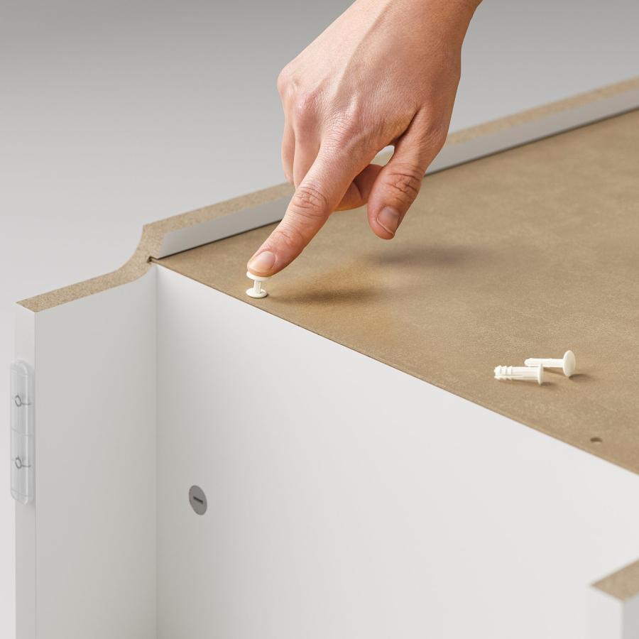 [IKEA/イケア/通販]BILLY ビリー / OXBERG オクスベリ 本棚 パネル/ガラス扉付き, ホワイト, 160x30x202 cm[6](29545388) |  | 04