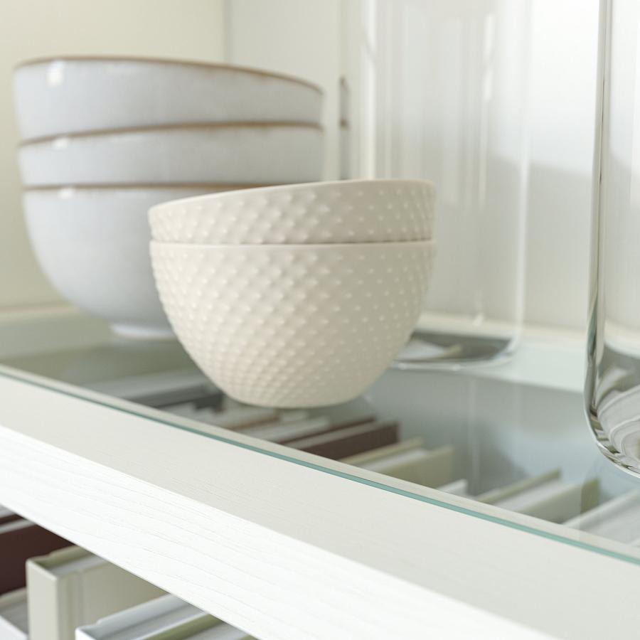 [IKEA/イケア/通販]HAVSTA ハーヴスタ コレクションケース 台座付き, ホワイトクリアガラス, 121x37x134 cm[3](29563141) |  | 03